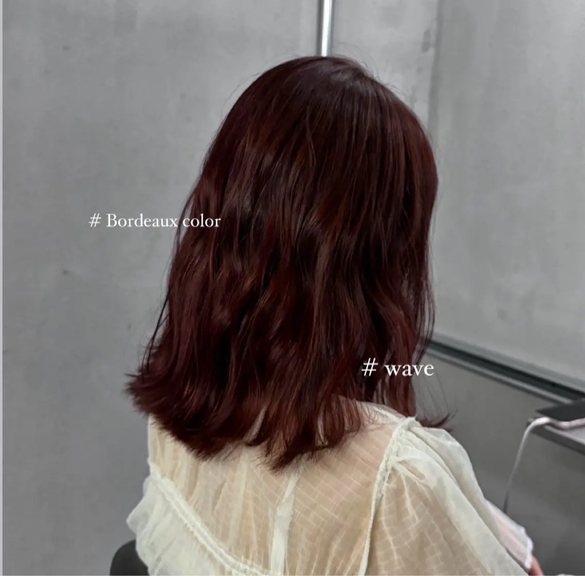 ミディアム カット ヘアカラー トリートメント Miharu / 透明感カラーのヘアスタイル