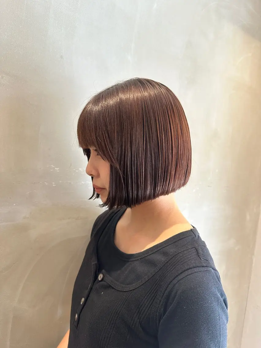 ショート レイヤーカット×暖色 ★/ayumiのヘアスタイル