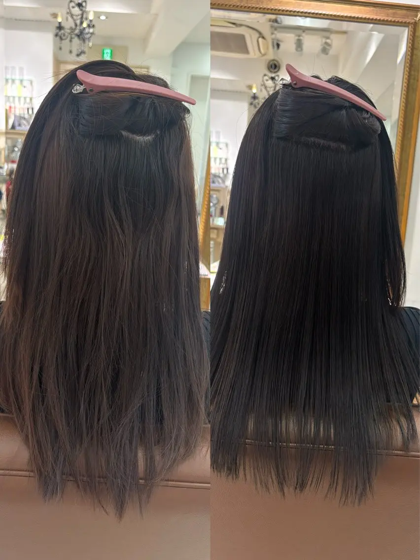 ロング 縮毛矯正 トリートメント 縮毛・髪質改善🩰 mai🐰ྀི🤍のヘアスタイル