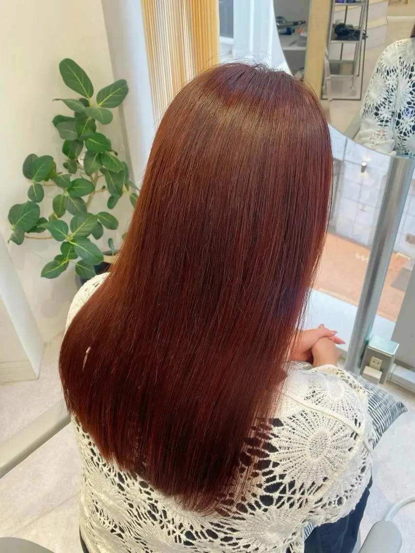 ロング カラー カット ヘアカラー 🍓暖色カラー🍓 fuminaのヘアスタイル