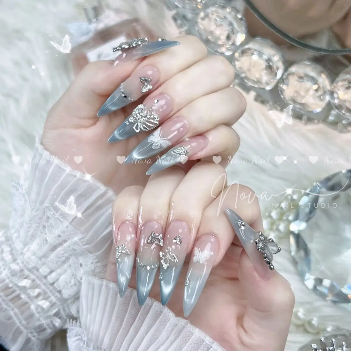 ネイル ハンドネイル ハンドケア Kitty Nail Novaのネイルデザイン