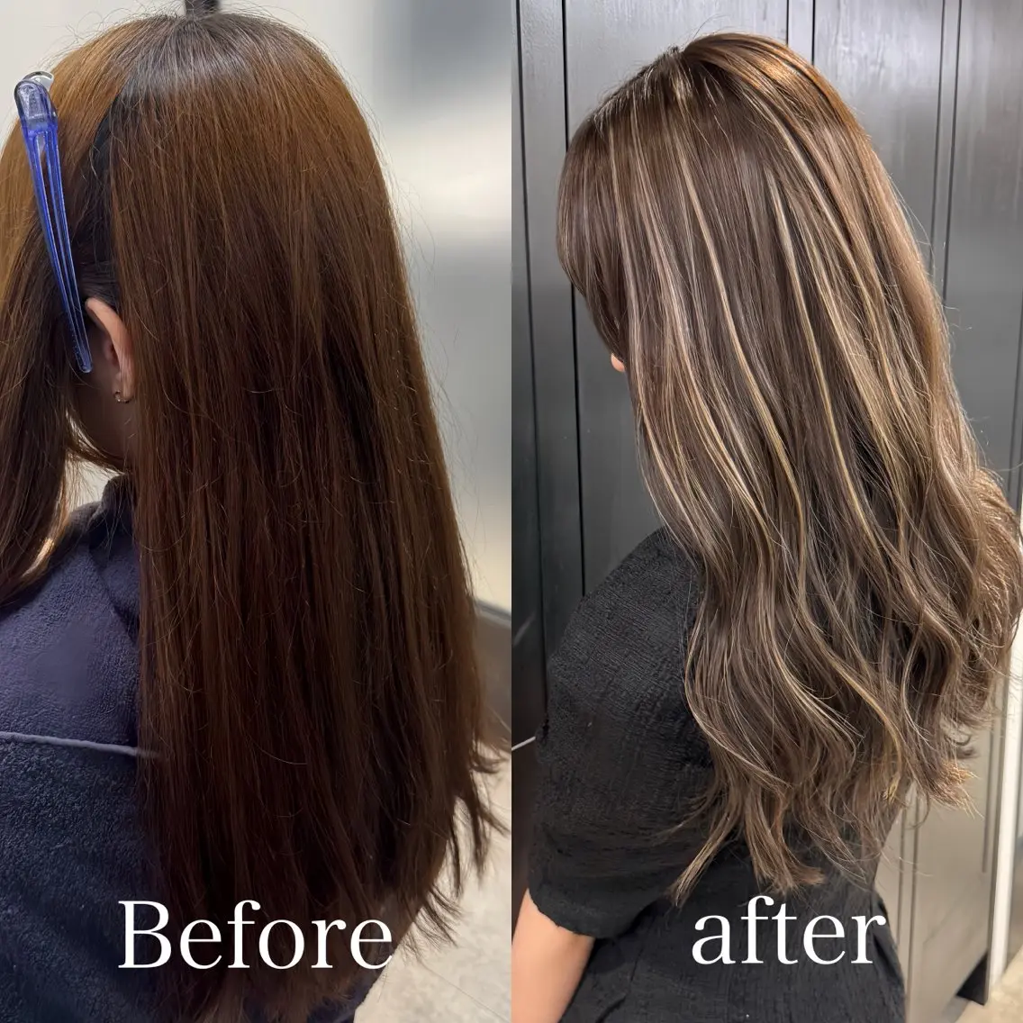 ロング カラー ブリーチ ケアブリーチ 透明感カラー ダブルカラー ハイライトカラー カット ヘアカラー ハイライト／髪質改善 裕樹のヘアスタイル