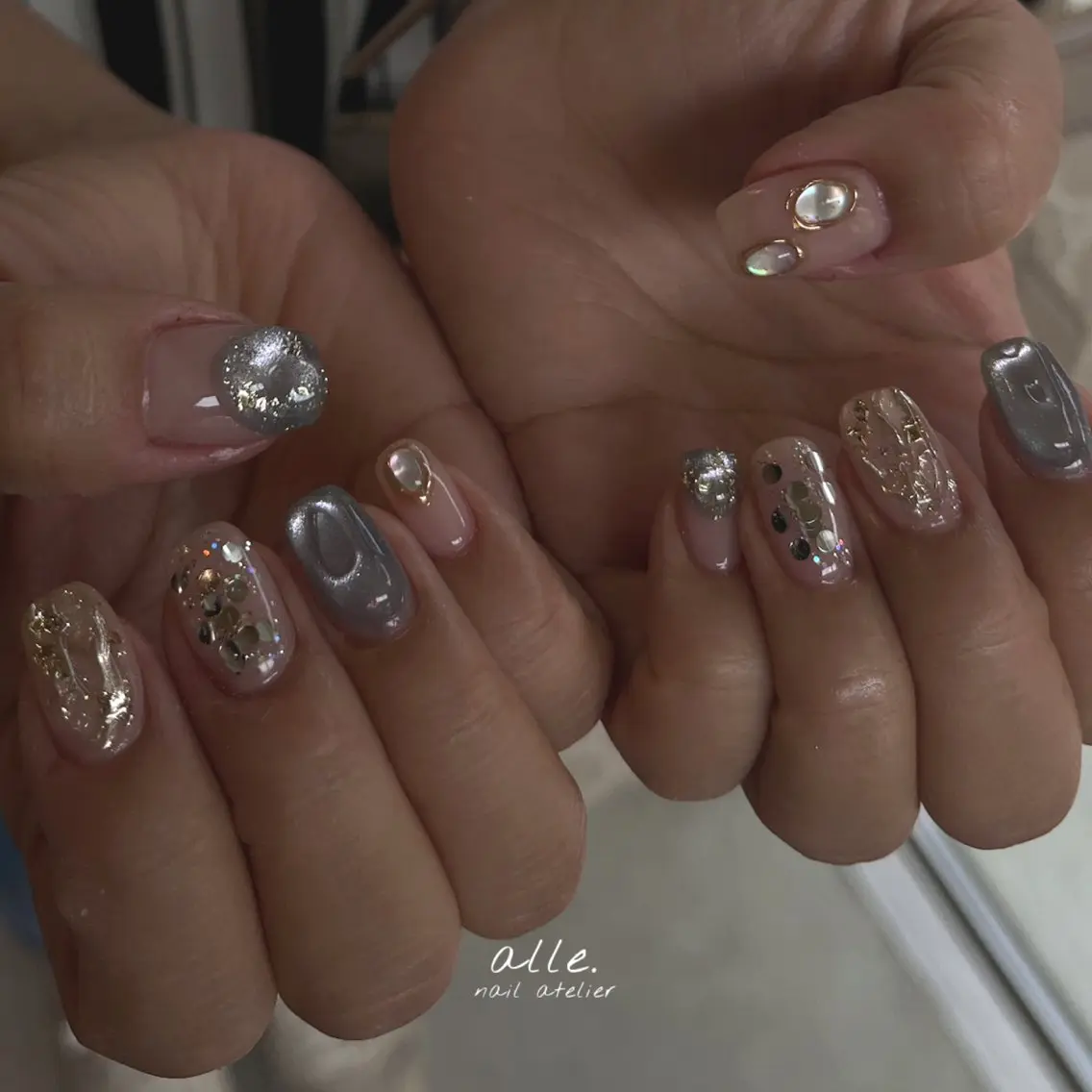 ネイル ハンドネイル atelier alle.のネイルデザイン