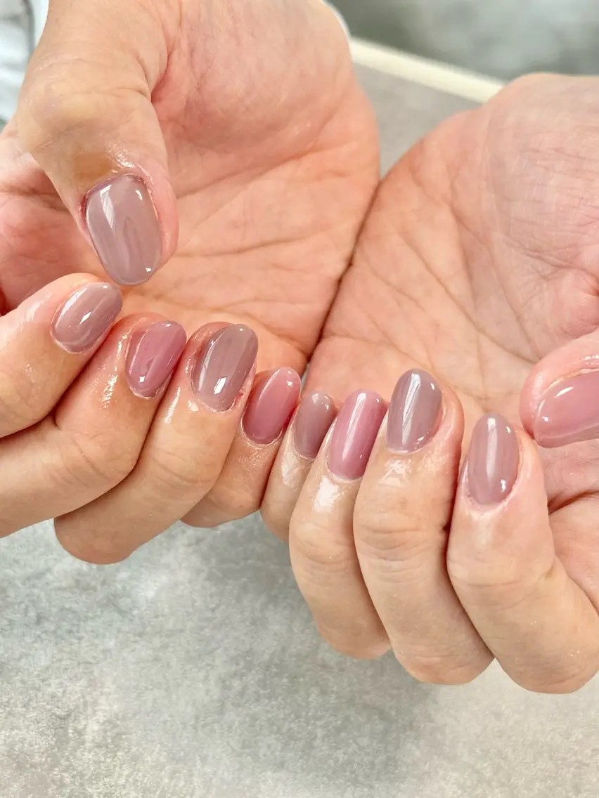ネイル ニュアンスネイル ワンカラーネイル ハンドネイル nailroom amyのネイルデザイン