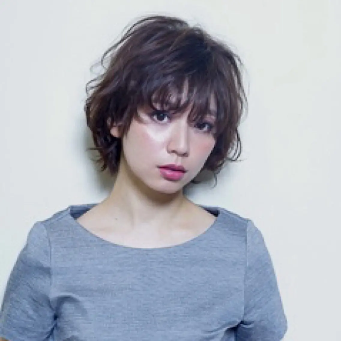 ミディアム カット ヘアカラー トリートメント U Kのヘアスタイル