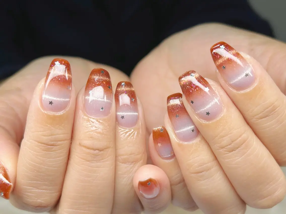 ネイル アートネイル チークネイル 成人式 入学式 長さ出し ハンドネイル Lino Nailのネイルデザイン