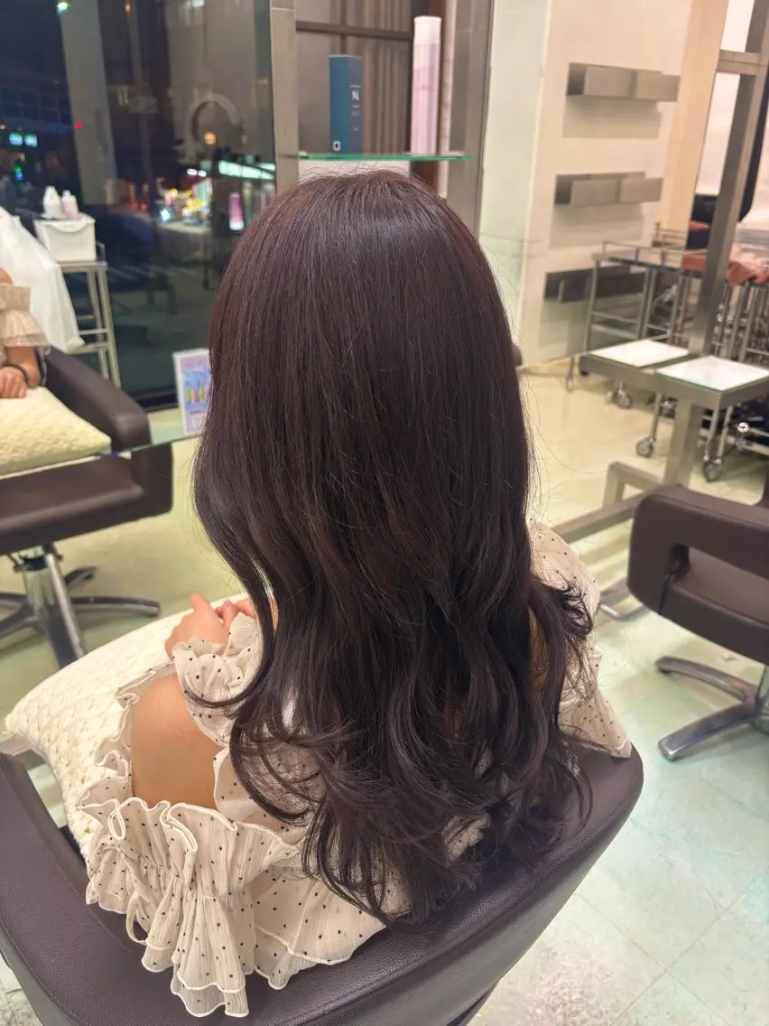 セミロング カット ヘアカラー WiLL 梶岡日菜のヘアスタイル