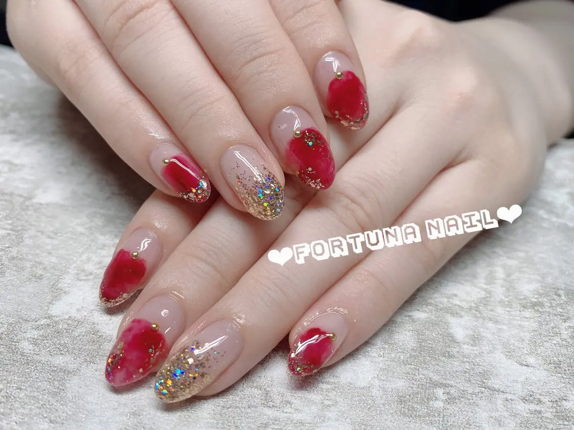 ネイル Nail •Head スパFortunaのネイルデザイン