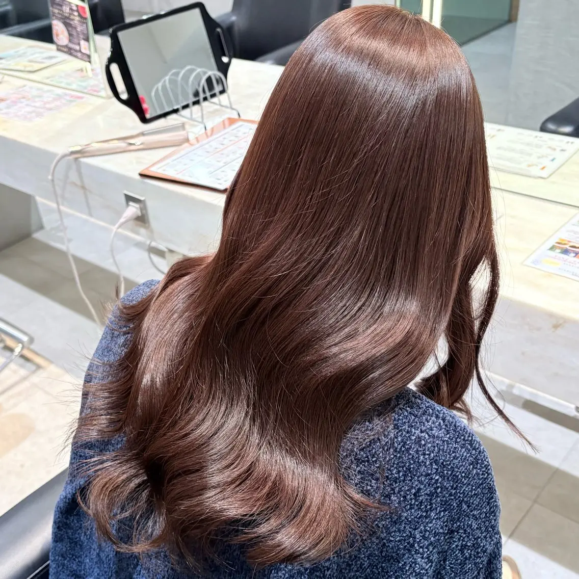 ロング カラー カット ヘアカラー トリートメント 縮毛矯正/髪質改善 /アレンジ🌙あまにのヘアスタイル