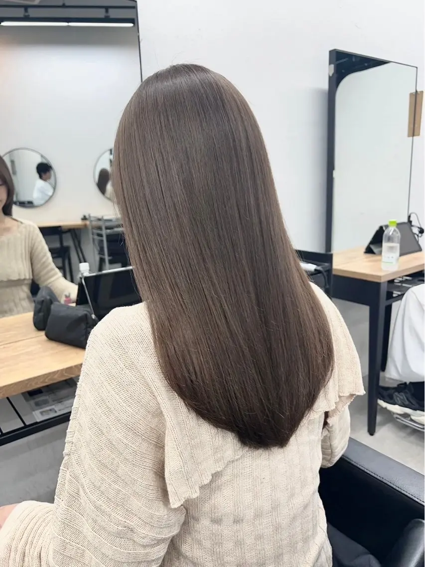 カラー ヘアカラー トリートメント マナ /透明感カラー🩰のヘアスタイル