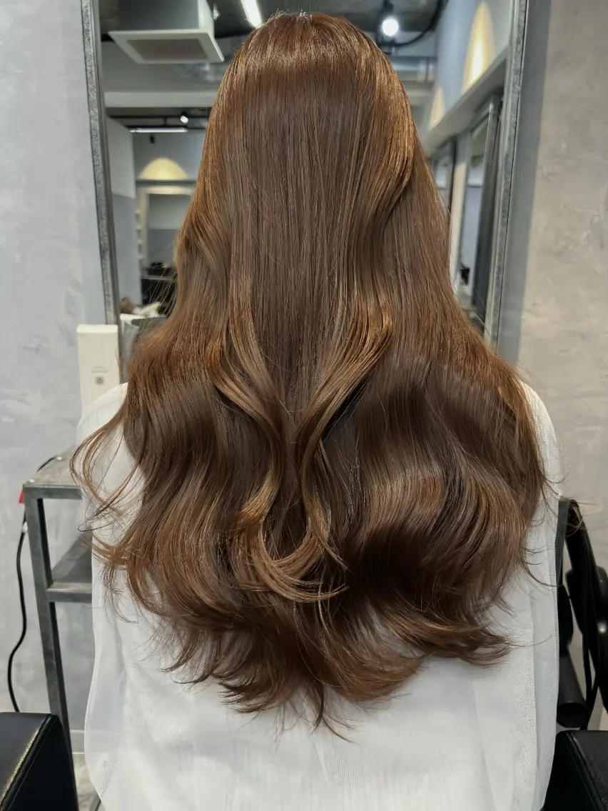 ロング カラー 透明感カラー ヘアカラー 透明感/レイヤー 🇰🇷tomonaのヘアスタイル