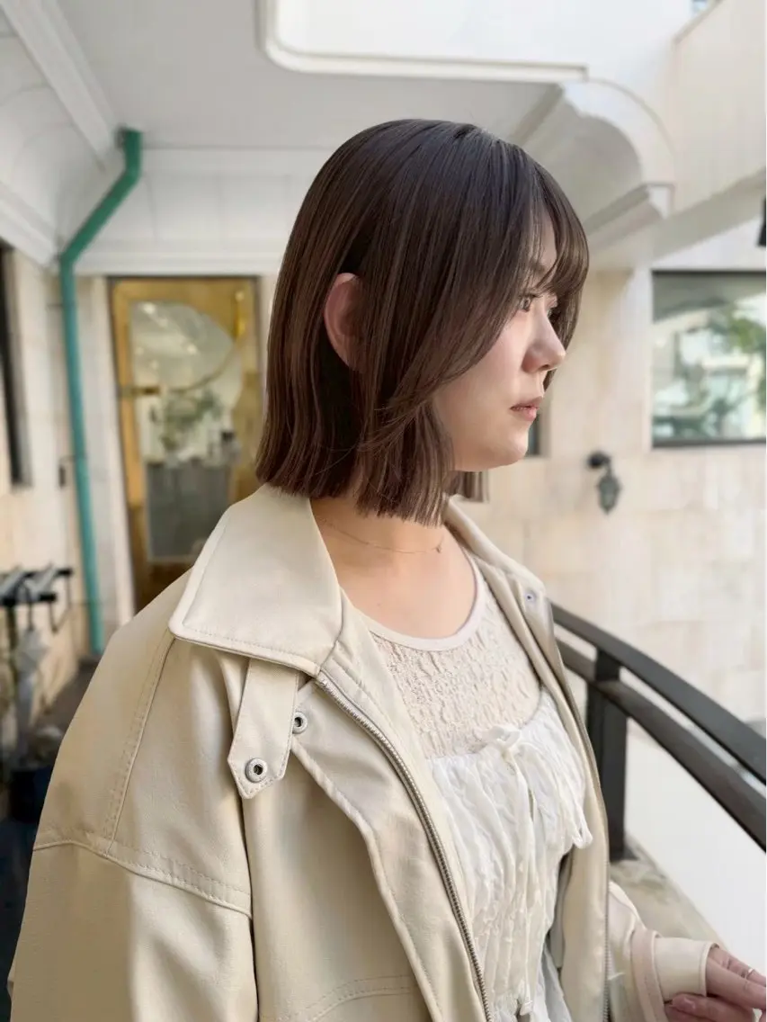 ショート 切りっぱなしボブ ショートボブ ボブレイヤー ボブ くびれヘア 似合わせカット🎀 𝑵𝒐𝒏𝒐🎀のヘアスタイル