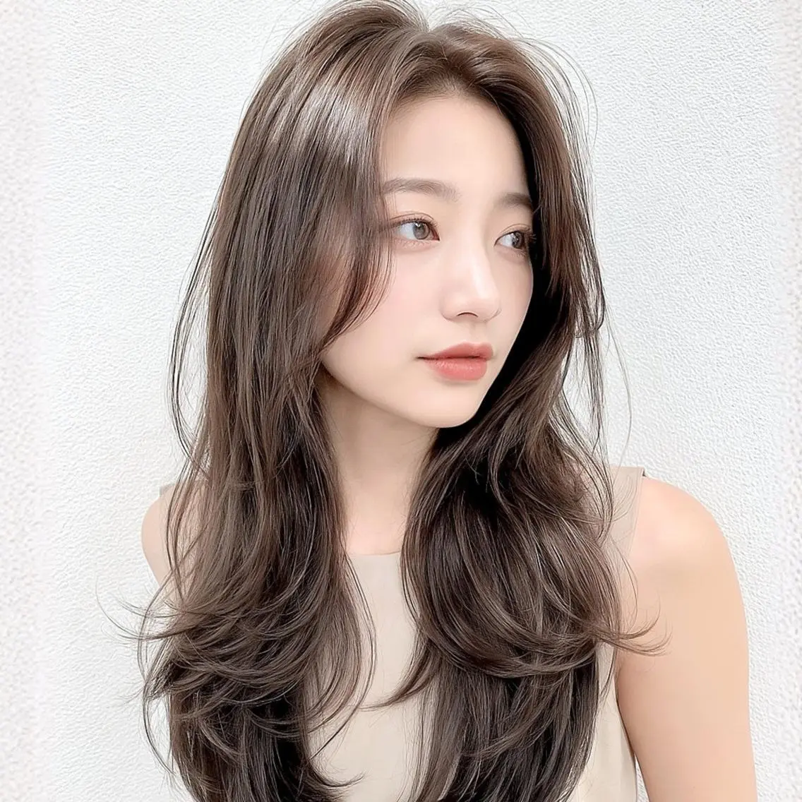 ロング カラー SOURCE枚方🫧 透明感カラー/ケアのヘアスタイル