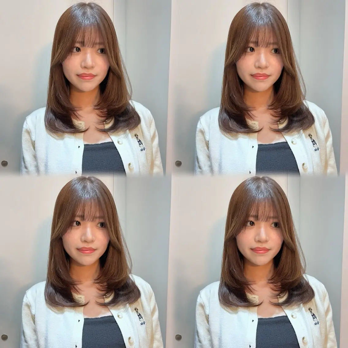 ミディアム レイヤーくびれヘア アレンジmanakaのヘアスタイル