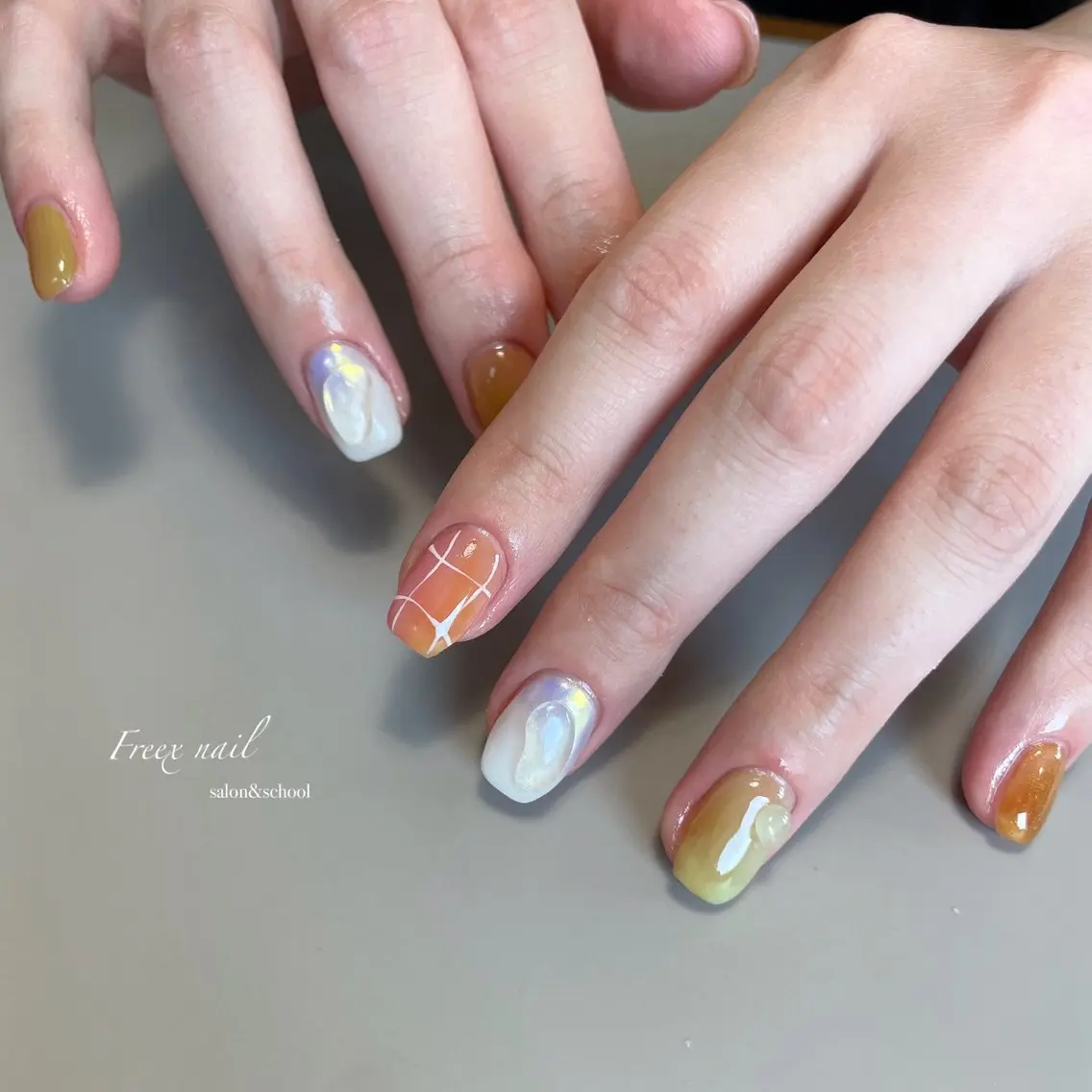 ネイル ハンドネイル フットネイル freex nail /ニュアンス/個性派のネイルデザイン