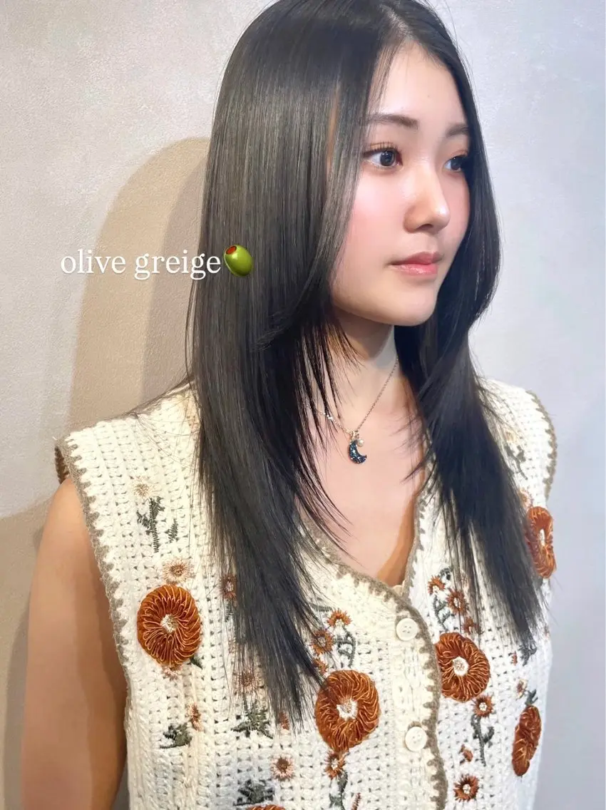 【人気No.1🥇広がりやパヤ毛を抑えて艶髪に】ケアカラー+髪質改善トリートメント🫧の写真
