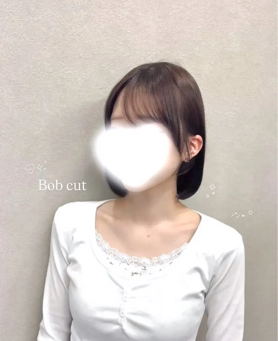 ミディアム カット 🎀暖色カラー🎀 airi♡のヘアスタイル