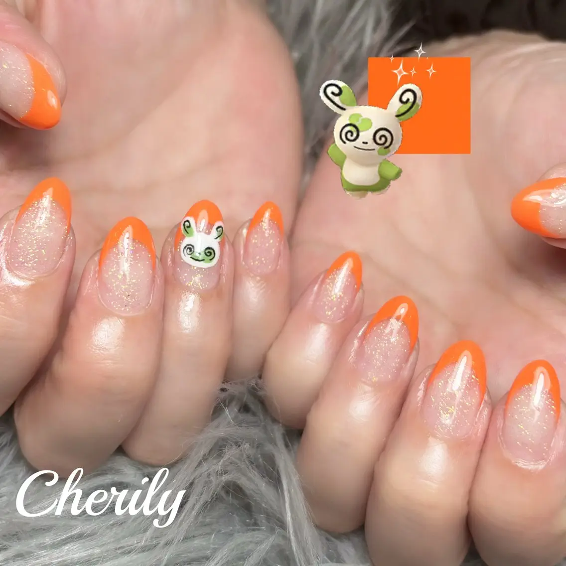 ネイル アートネイル フレンチネイル ハンドネイル CHERILY SAKURAのネイルデザイン