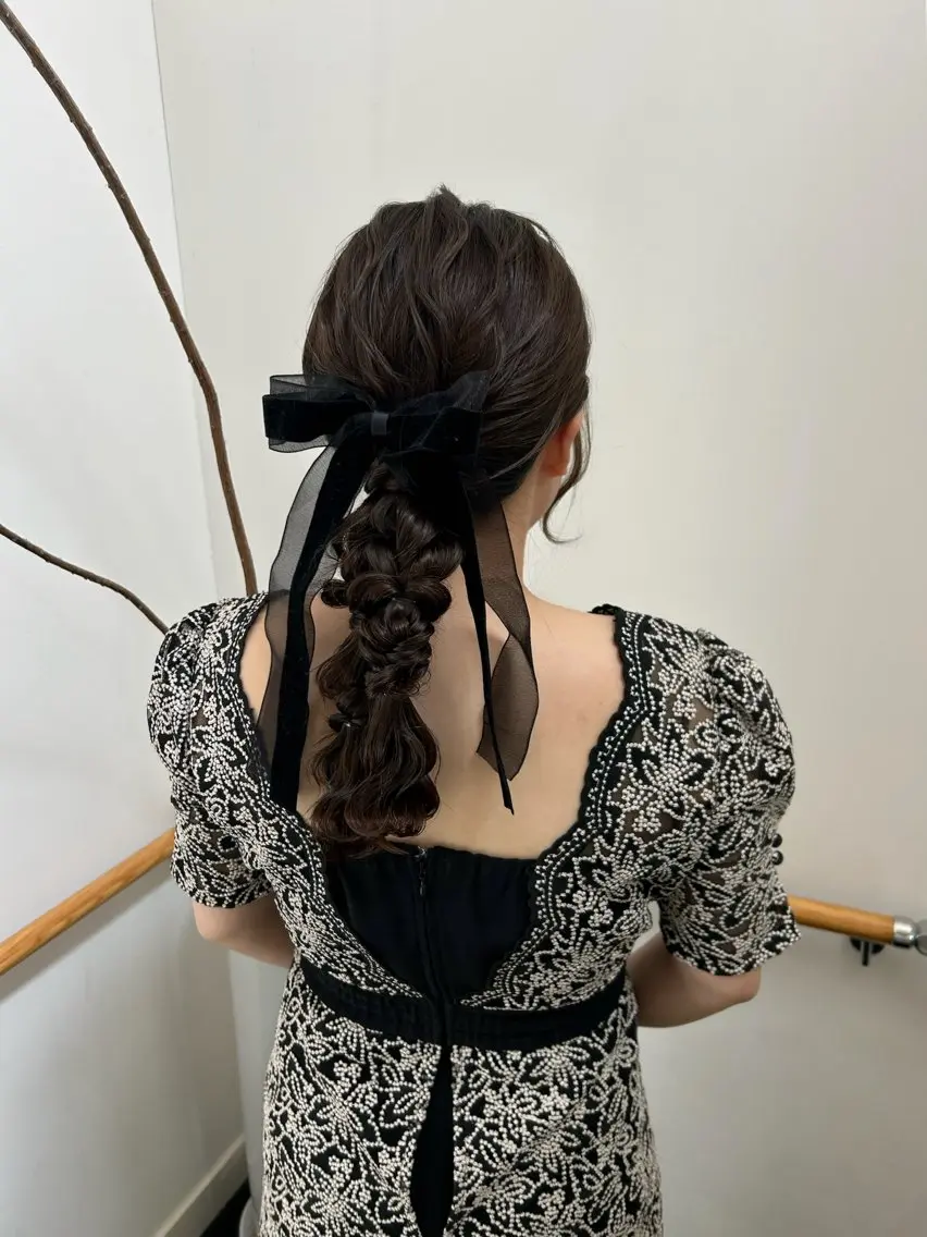 ロング ヘアアレンジ ヘアセット lapis / soraのヘアスタイル