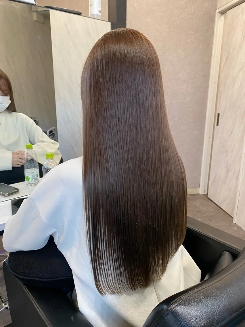 ロング カラー カット ヘアカラー トリートメント roygbiv ✨髪質改善✨美髪✨のヘアスタイル