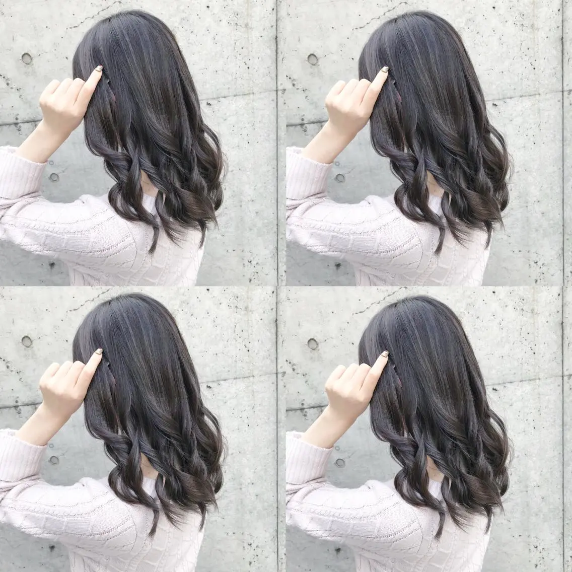 セミロング カラー ヘアアレンジ ヘアカラー トリートメント TAKUMAブリーチ /切りっぱなし🪽のヘアスタイル