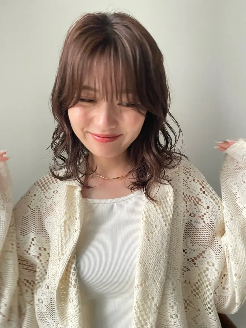 ミディアム 松井 涼馬のヘアスタイル