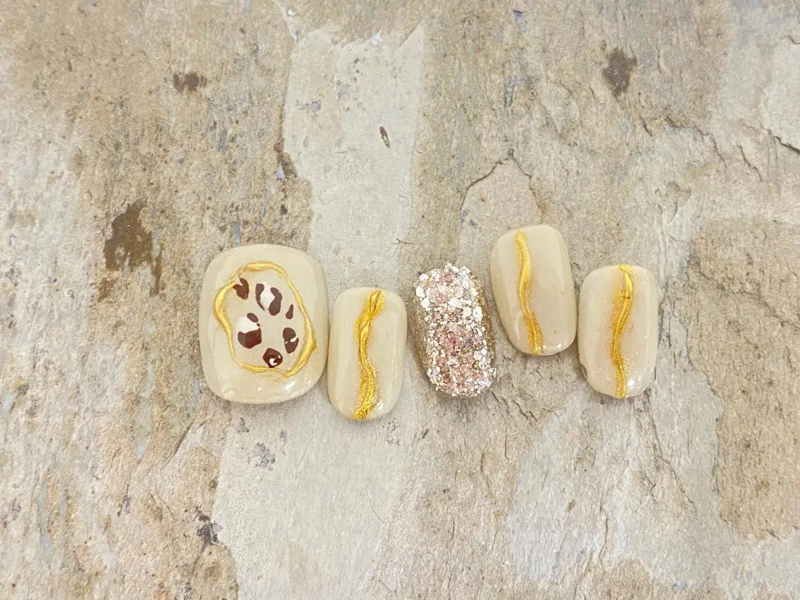 ネイル フットネイル ニュアンスネイル MOMO nailのネイルデザイン