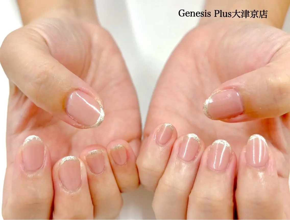 ネイル フレンチネイル ワンカラーネイル Genesis Plus大津京店のマツエク・マツパデザイン