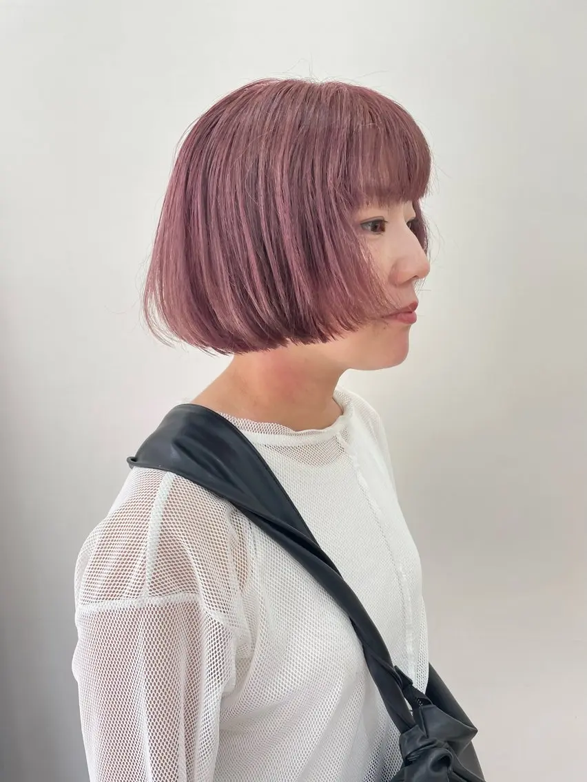 ミディアム カラー パーマ ヘアアレンジ メンズ カット ヘアカラー トリートメント tatsumi/ボブ ウルフ/レイヤーのヘアスタイル