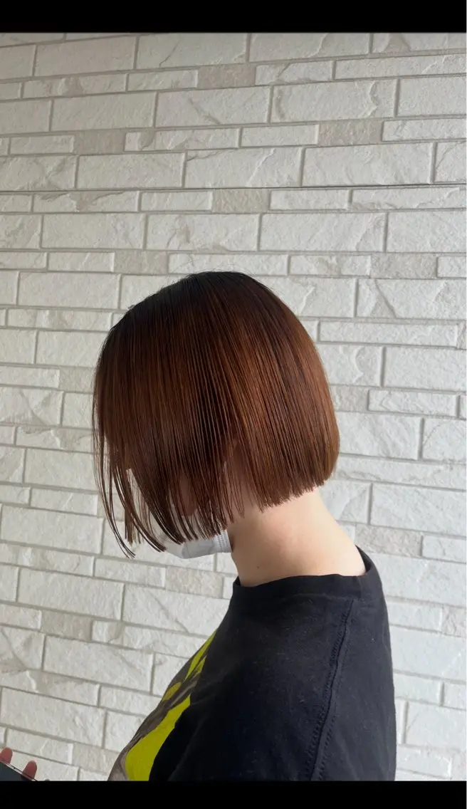 ミディアム ミディアムパーマ ボブ くせ毛 野瀬 🕶のヘアスタイル