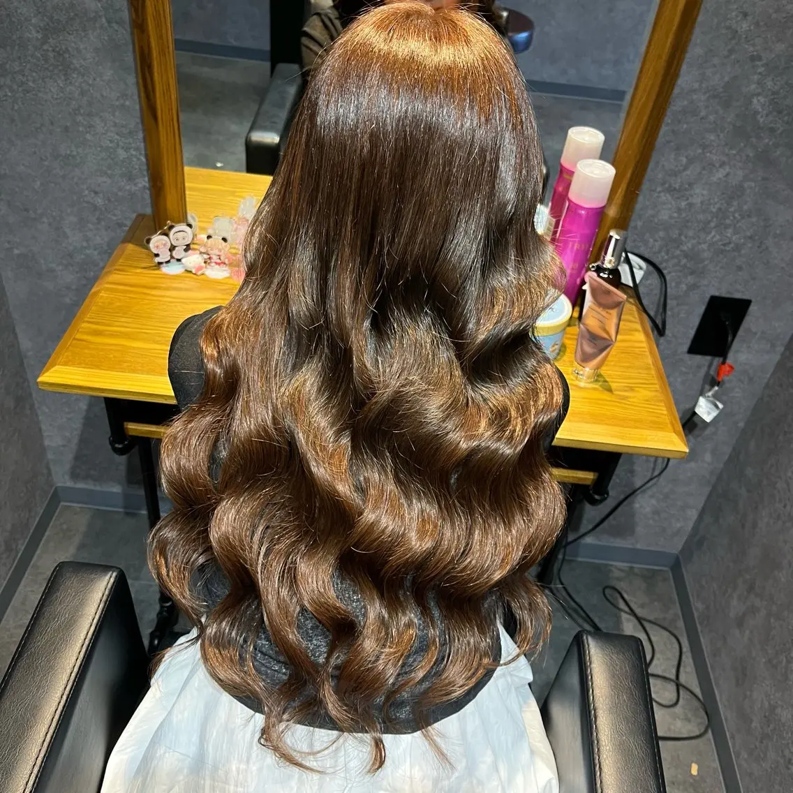ロング カラー シールエクステ ハイライトカラー インナーカラー エクステ ハイライト ヘアカラー トリートメント エクステ 福岡 天神 大名 エクステ.みう🐱のヘアスタイル