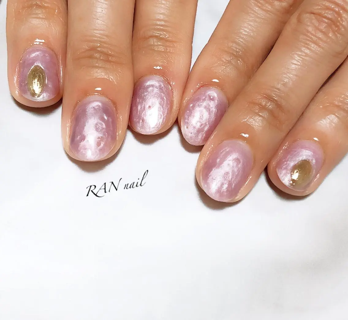 ネイル フラワーネイル フットネイル ラメ(グリッター) ミラーネイル オフィスネイル RAN nailのネイルデザイン