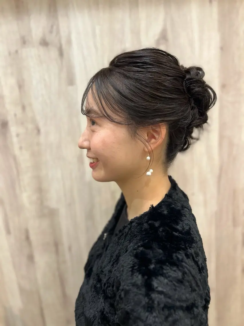 ヘアアレンジ ヘアセット ヘアメイクネイリスト hidemi中目黒のヘアスタイル