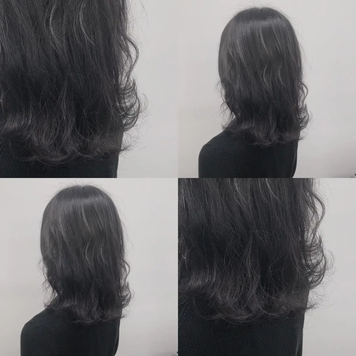 セミロング カラー パーマ ヘアアレンジ メンズ キッズ ネイル マツエク・マツパ 上品＆韓国風 🥀海心🥀のヘアスタイル