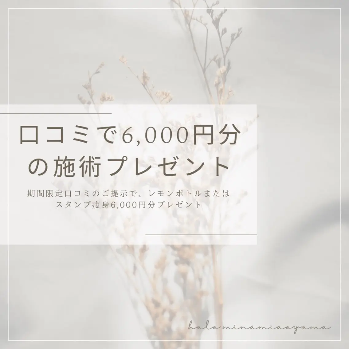 【3周年記念】口コミご提示で6,000円相当お施術プレゼント🎁レモンもスタンプも🍋の写真