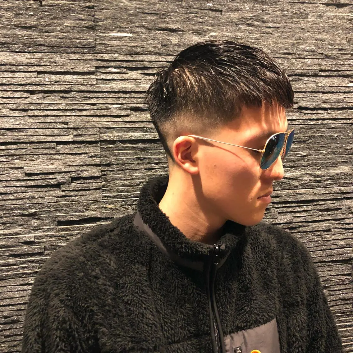 ショート パーマ メンズ 木村 りきのヘアスタイル