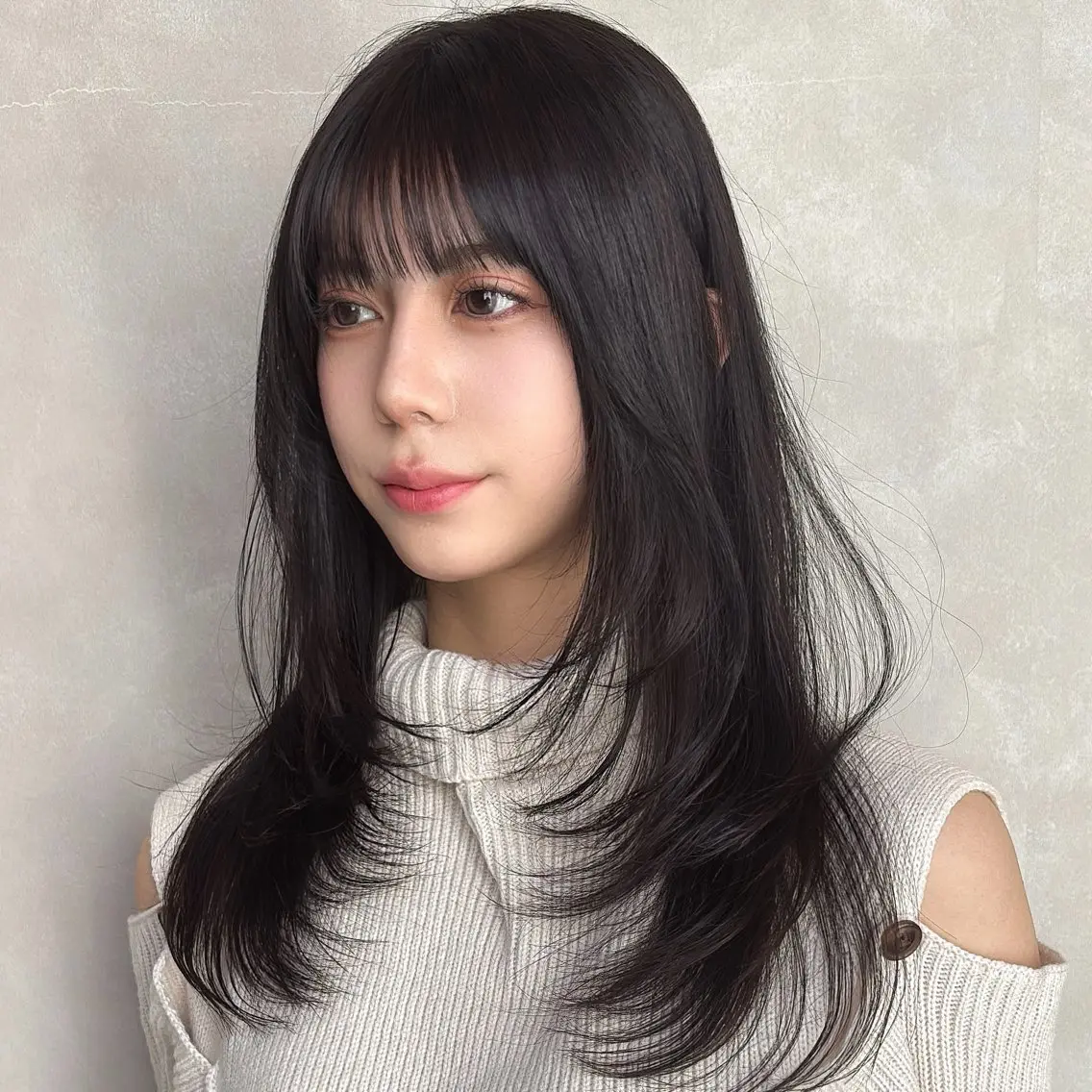 韓国風カット🩶艶巻きスタイリング¥6600→¥4620の写真