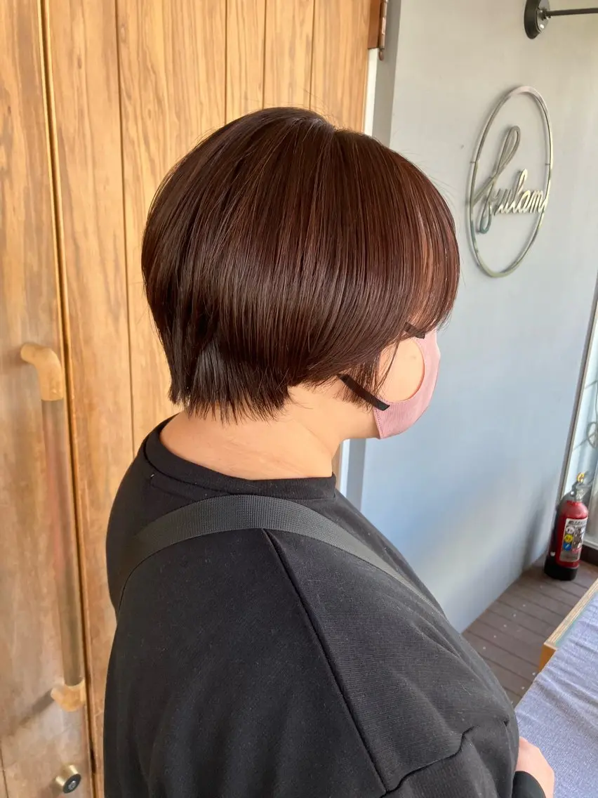 ショート カラー カット ヘアカラー 佐藤 悠生 メンズパーマ.カットのヘアスタイル