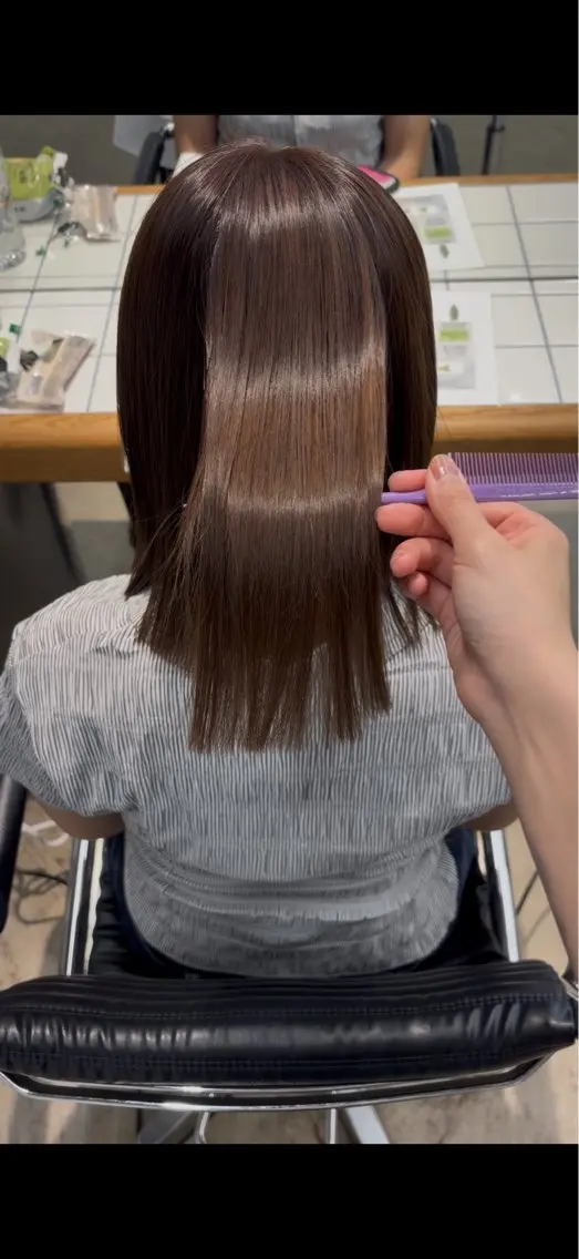 髪質改善×ダメージレス🤍中性ストレート🫧✨️の写真