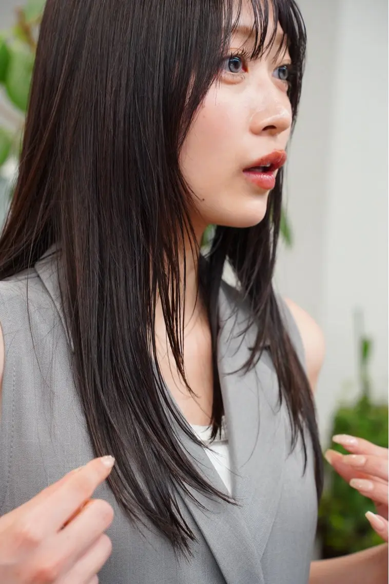 セミロング カラー カット トリートメント Delight 松田響輝のヘアスタイル