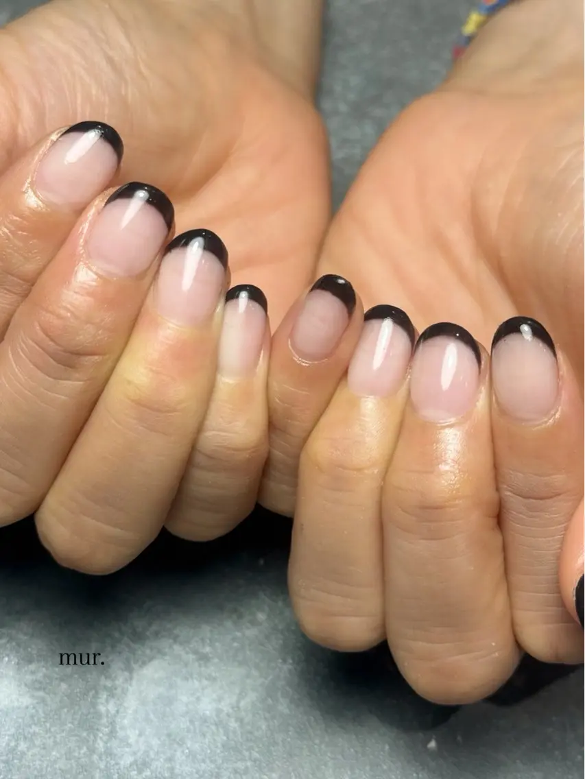 ネイル フレンチネイル シンプルネイル ハンドネイル mur. harukaのネイルデザイン