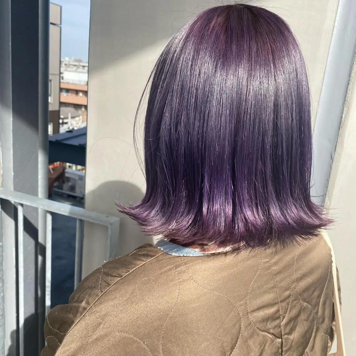 セミロング カラー カット ヘアカラー 韓国風レイヤーカット 🍒サンジキ アカリのヘアスタイル