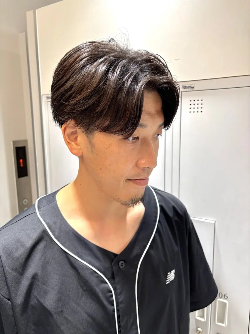 ショート メンズ メンズパーマ カット パーマ SALOWIN大宮 /KYOHEI✂️のヘアスタイル