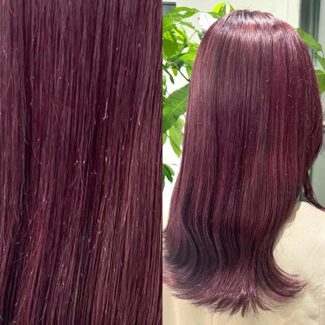 ロング カラー 金山 律 暖色系カラーのヘアスタイル