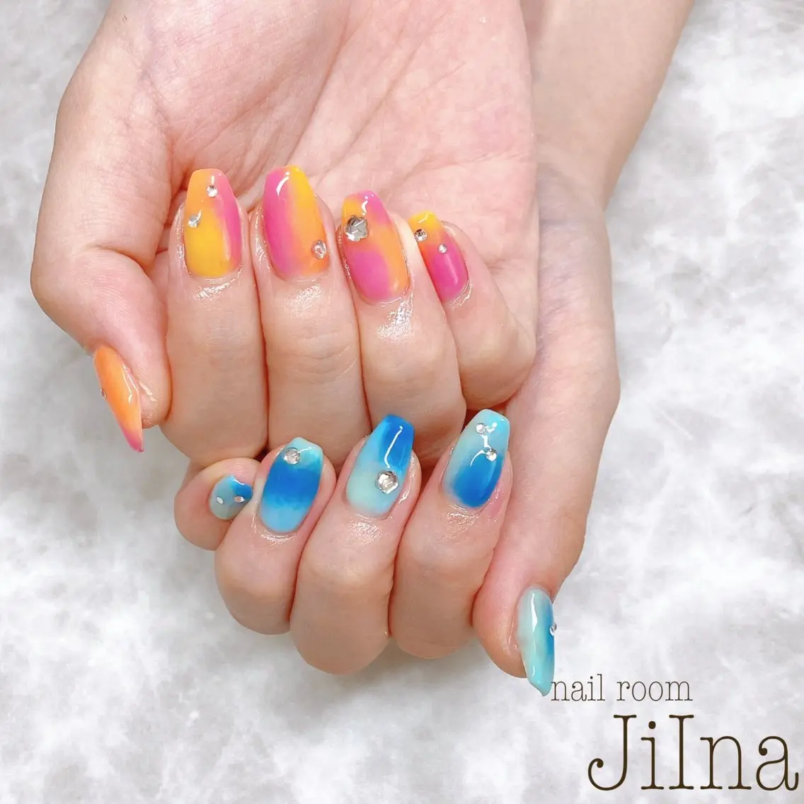 ネイル 持ち込み JiIna nailのネイルデザイン