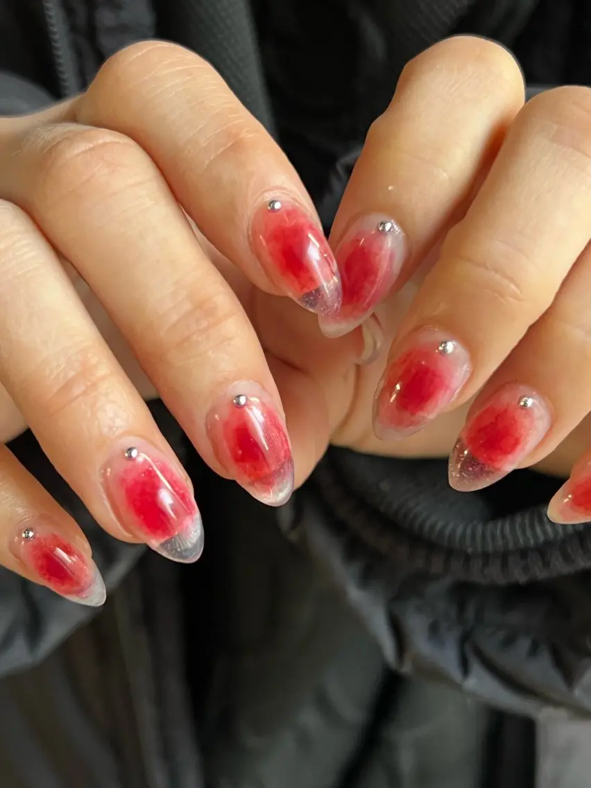 ネイル ハンドネイル Hata nail 🎀個性派ニュアンスのネイルデザイン