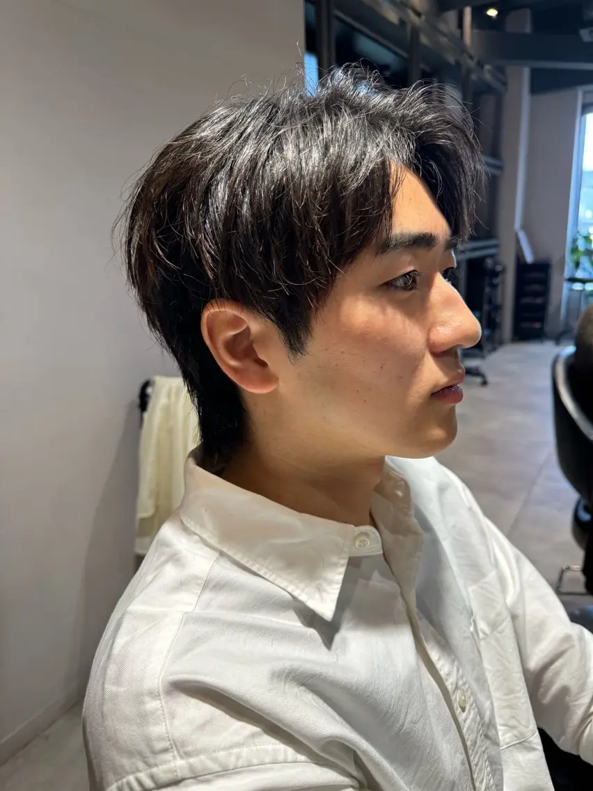 ミディアム メンズ カット 似合う髪型見つけます AYAKAのヘアスタイル