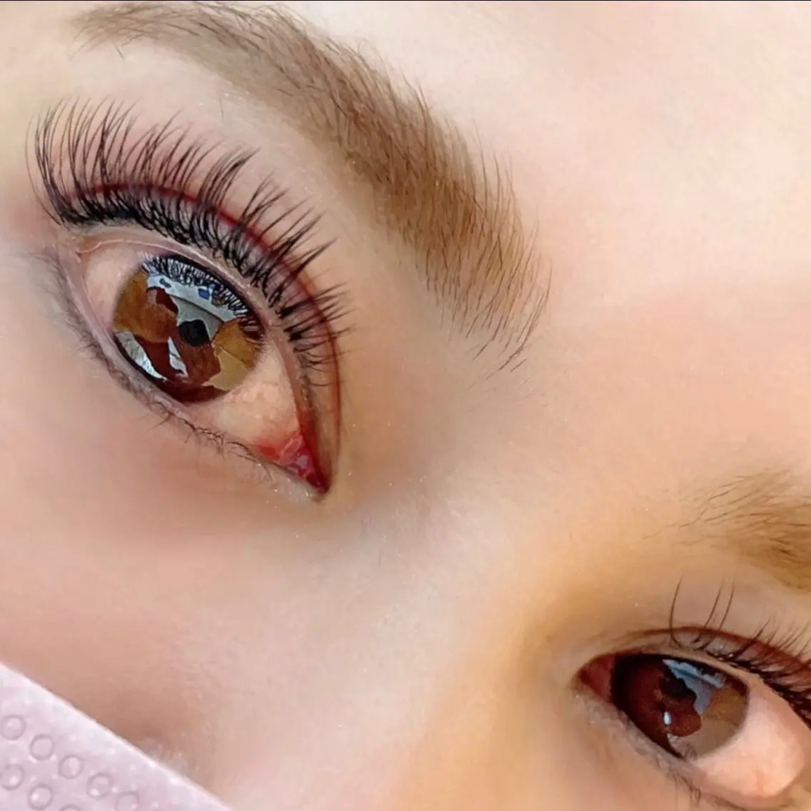 マツエク・マツパ フラットラッシュ マツエク Ysalon💖 eyelash かなのネイルデザイン