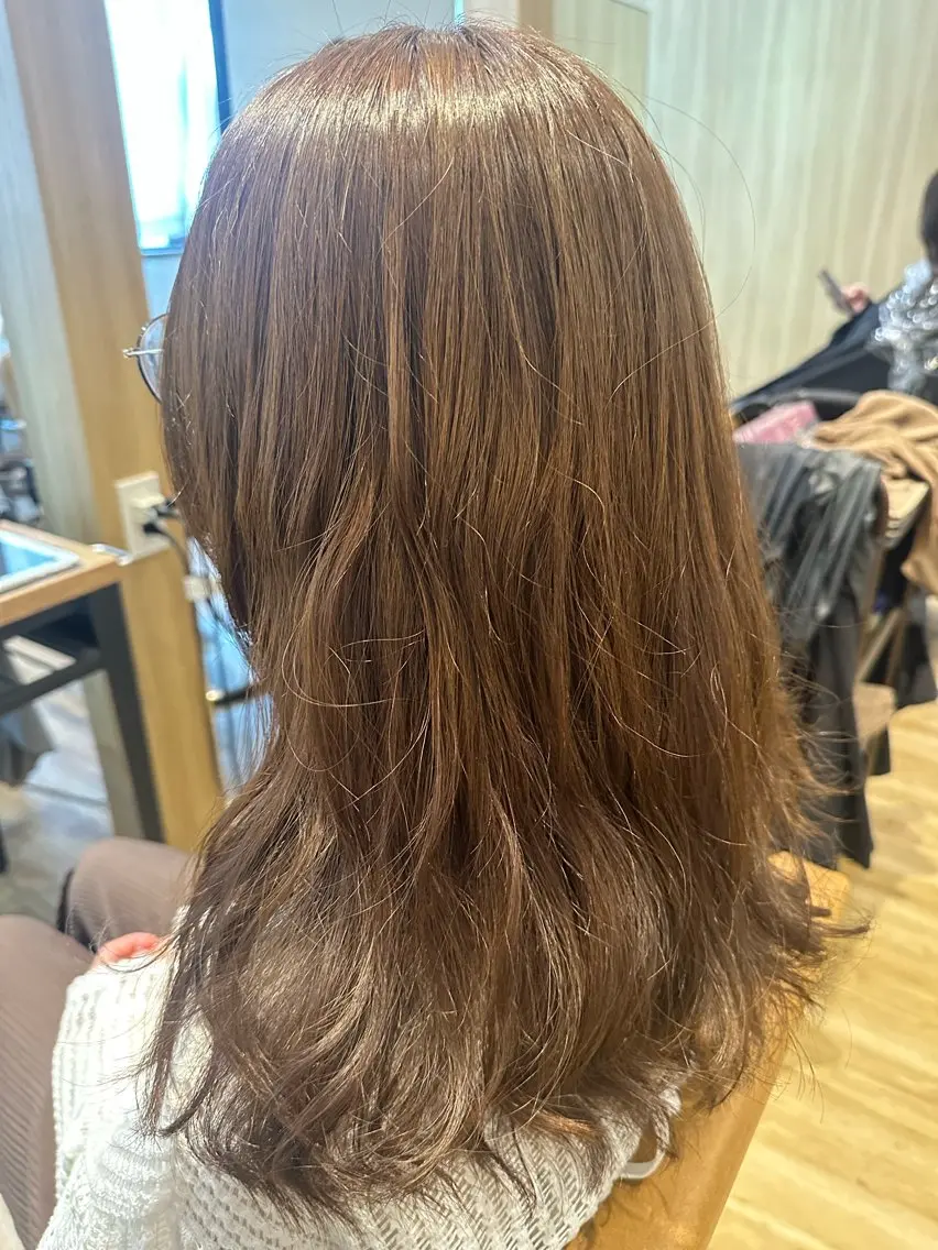 セミロング カラー パーマ カット ヘアカラー パーマ トリートメント ✨✂️Nori ✂️✨のヘアスタイル