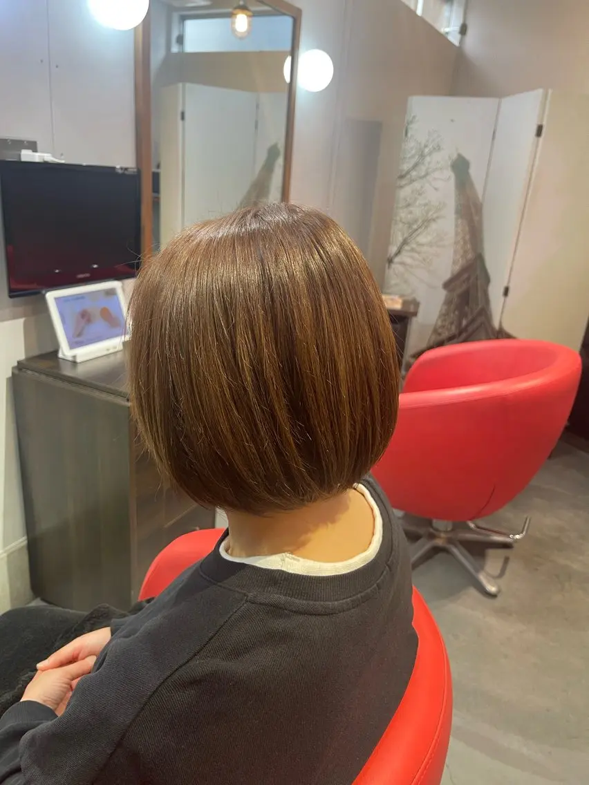 ショート ボブ 今田 茜のヘアスタイル